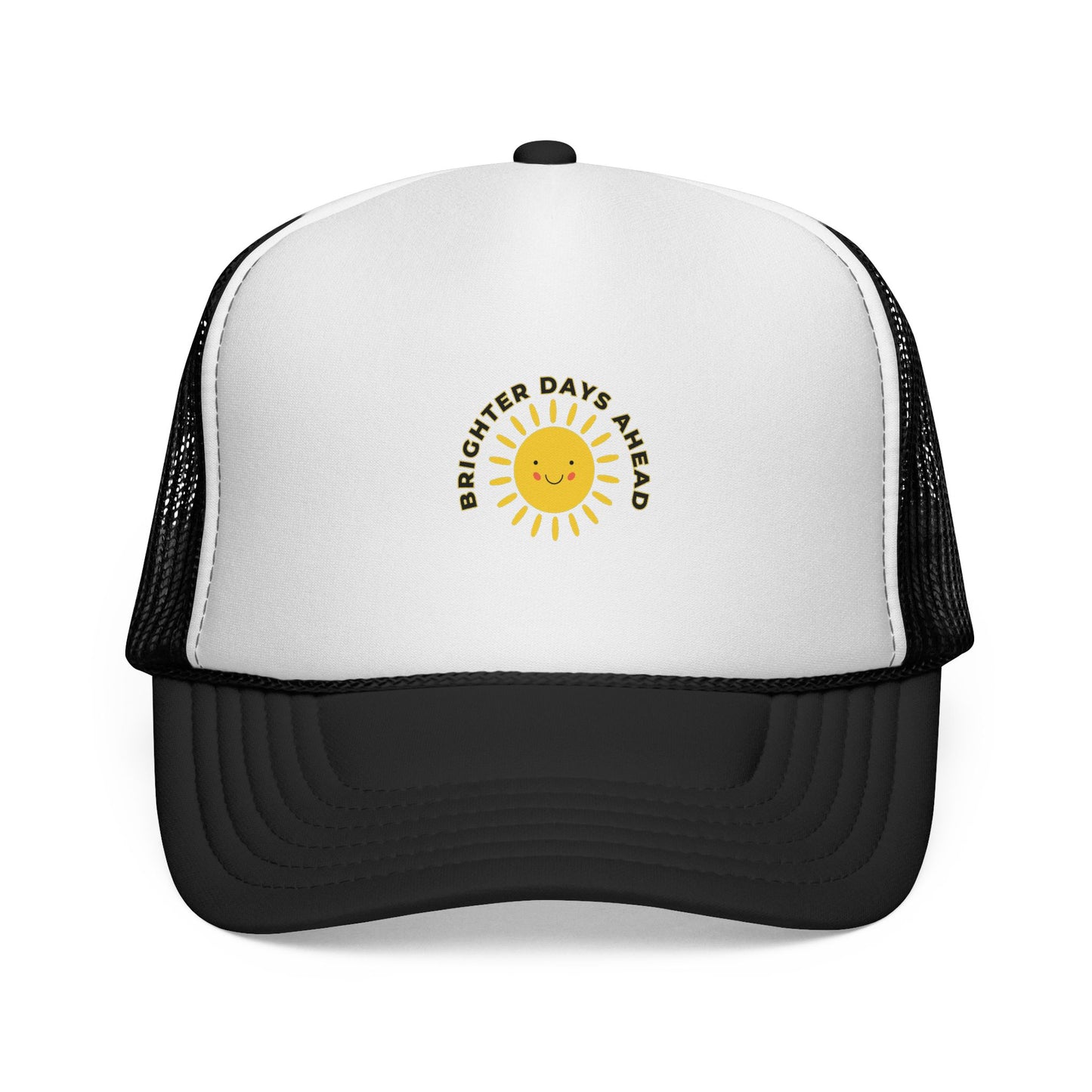 Sunshine Trucker Caps | Brighter Days Ahead | Funny Gift for Summer | Beach Accessory | Casual Outdoor Fun Hats