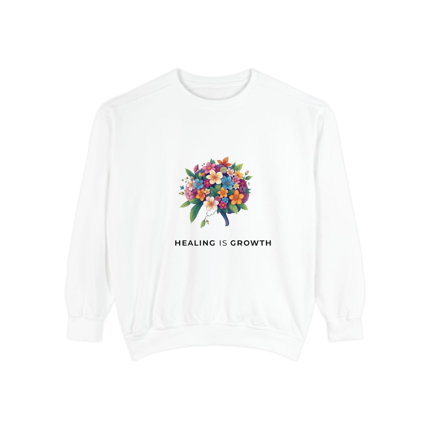 Healing is Growth T-Shirt – Mental Health Awareness Blooming Brain Design, Cozy Unisex Top, Gift for Friends, Spring Fashion, Comfort Wear, Inspirational Apparel