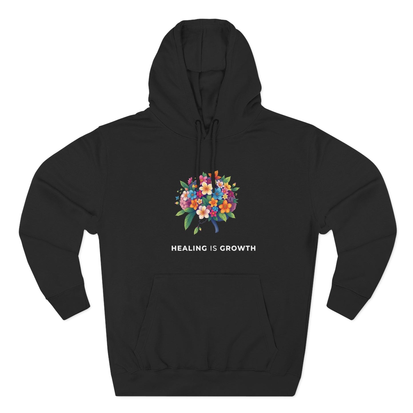 Healing is Growth T-Shirt – Mental Health Awareness Blooming Brain Design