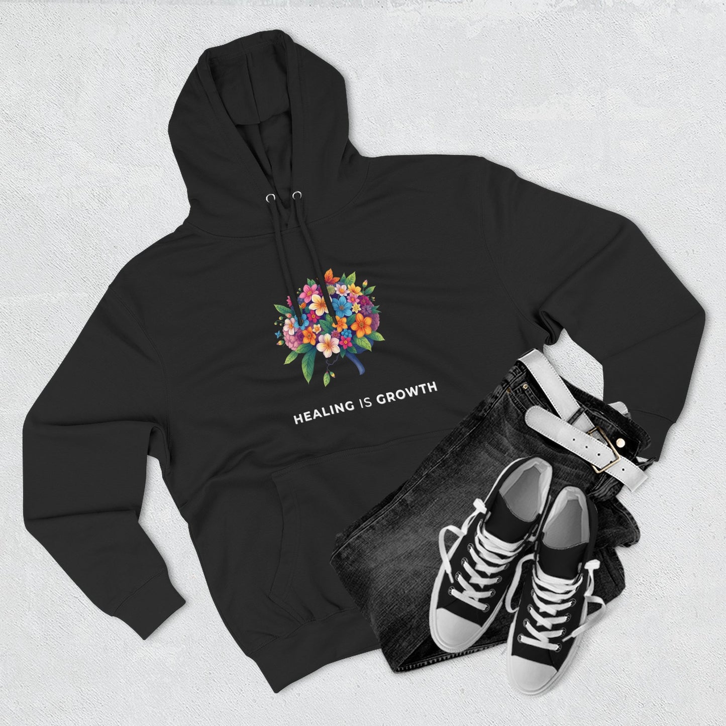 Healing is Growth T-Shirt – Mental Health Awareness Blooming Brain Design
