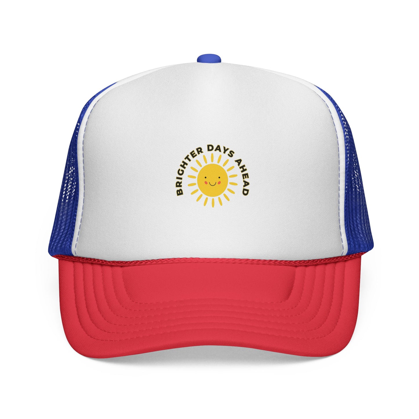 Sunshine Trucker Caps | Brighter Days Ahead | Funny Gift for Summer | Beach Accessory | Casual Outdoor Fun Hats