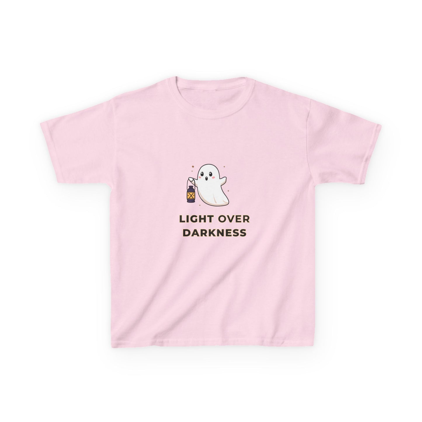 Kids Tee - Ghost Carrying Lantern 'Light Over Darkness' Design