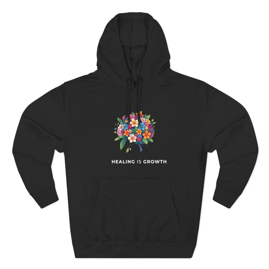 Healing is Growth T-Shirt – Mental Health Awareness Blooming Brain Design