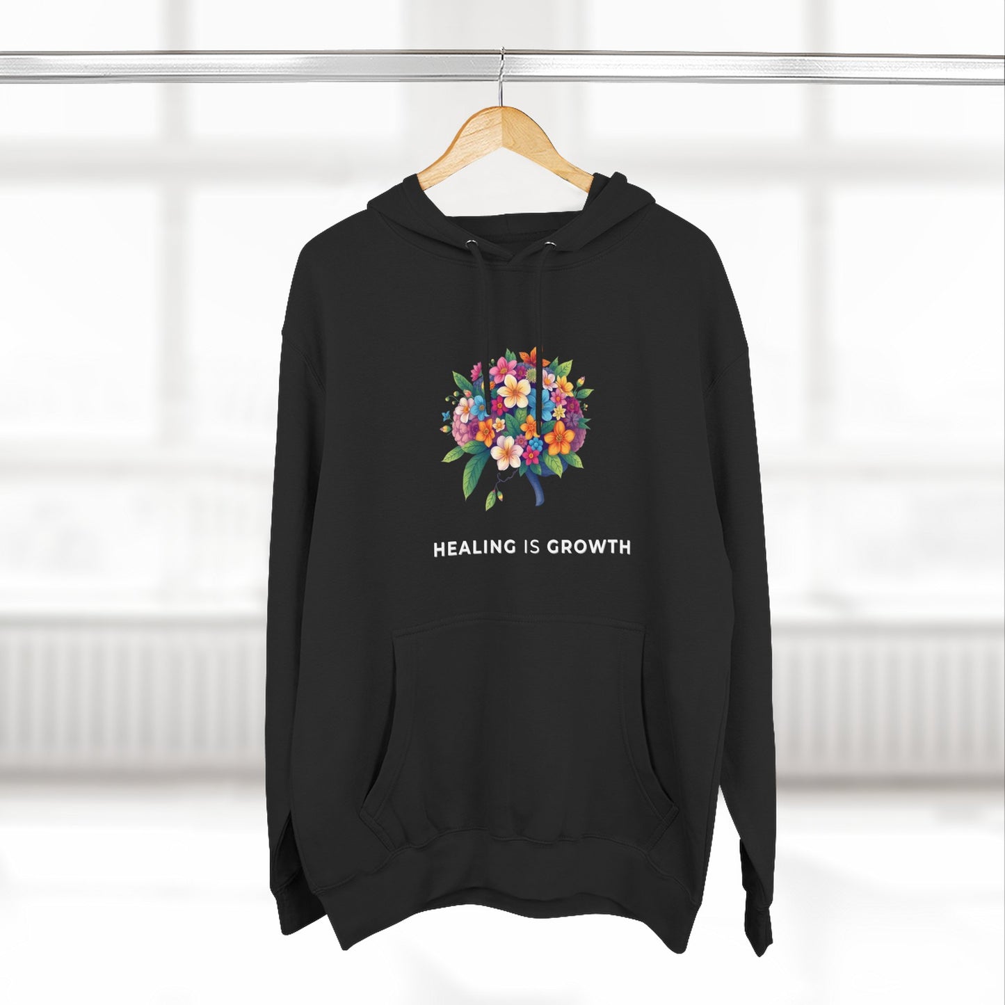 Healing is Growth T-Shirt – Mental Health Awareness Blooming Brain Design