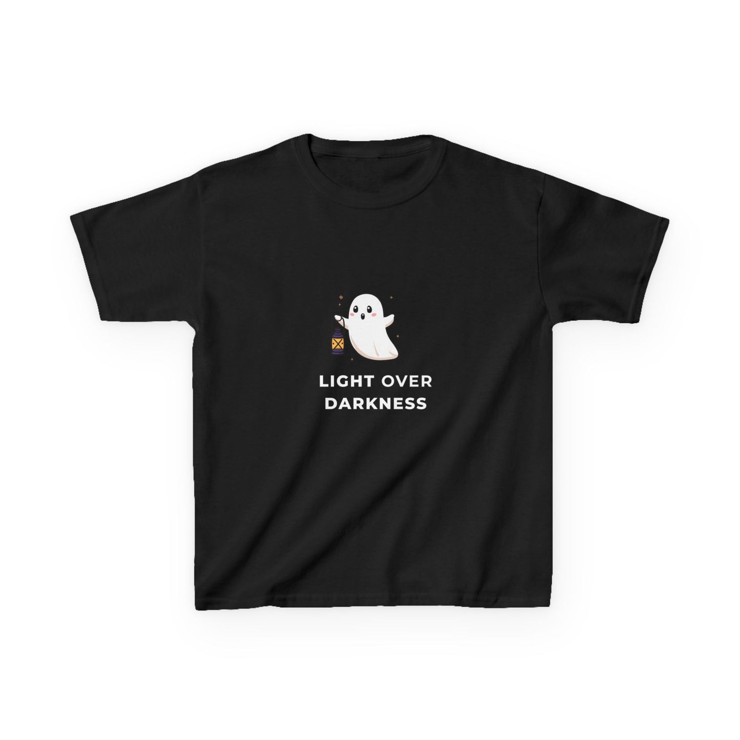 Kids Tee - Ghost Carrying Lantern 'Light Over Darkness' Design